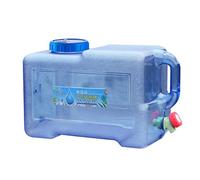 Depósito de agua portátil para coche, 5 l, 8 l, PC al aire libre, autoconducción, con grifo, cubo de almacenamiento de camping, regula toda la solidez estructural, con silicona múltiple