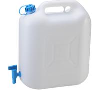 Depósito de Agua Recipiente Kunststoffkanister Blanco Eco 22L Con Grifo Vaciado