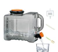 Depósito de agua: soporte de agua de PC | Contenedor robusto de 12 L con capacidad | El almacenamiento al aire libre proporciona un cómodo soporte de hidratación para acampar y hacer picnics