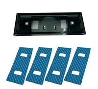 Depósito de agua y fregona para National NH-VS1415 / NH-VS1415 rojo, juego de paños de limpieza lavables con construcción ABS, kit de repuesto de 5 piezas compatible