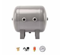 Depósito de aire Tanque de aire de alta presión de 5/10/20/30/50/100 litros, contenedores profesionales de almacenamiento de aire con válvulas de seguridad/manómetros(20L/5.3Gal (Style A))