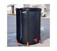 Depósito de almacenamiento de agua de PVC plegable respetuoso con el medio ambiente de 100 L para jardín, sistema de recogida de lluvia negra, solución sostenible de conservación de agua