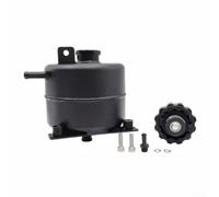 Depósito de aluminio para refrigerante con tapa para BMW Mini Cooper S R52 (02-06) y R53 para Cabrio (05-08), diseño ligero, color negro/plateado