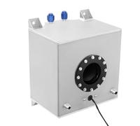 Depósito de combustible de 20 L, de aluminio, con sensor de nivel de aceite, capacidad de depósito de gasolina para automóviles, camiones y todoterrenos