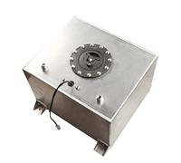 Depósito de combustible de aluminio de 20 l, depósito de combustible con sensor de nivel de aceite, parte superior de la celda, para coches de carreras