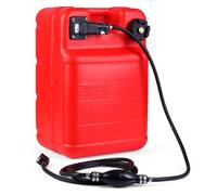 Depósito de combustible marino de 24 L, con manguera de 3 m e indicador de combustible, diseño duradero a prueba de fugas para dispositivos marinos, barcos y motores al aire libre, asa de transporte