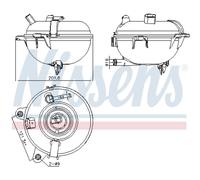 Depósito de compensación, refrigerante NISSENS 996130
