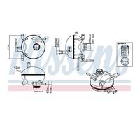 Depósito de compensación, refrigerante NISSENS 996171