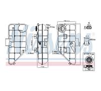 Depósito de compensación, refrigerante NISSENS 996182