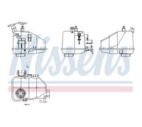 Depósito de compensación, refrigerante NISSENS 996264