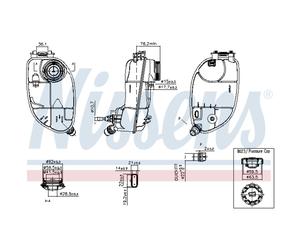 Depósito de compensación, refrigerante NISSENS 996265