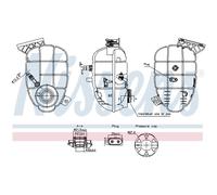 Depósito de compensación, refrigerante NISSENS 996325