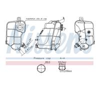 NISSENS 996337 Depósito compensación, refrigerante