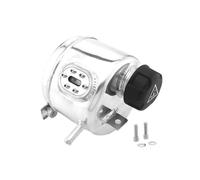 Depósito de expansión de agua refrigerante para radiador de aluminio, compatible con Mini Cooper S R52 R53 R 52 53 Botella Refrigerante Motor Botella Desbordamiento(Silver)