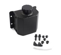 Depósito de expansión de refrigerante: depósito de rebosadero del radiador, botella robusta y resistente al calor, diseño a prueba de fugas. Tapa de cierre segura para el depósito de refrigerante de