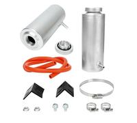 Depósito de expansión Depósito De Refrigerante Motor Redondo Aleación Aluminio, Universal, 800 Ml, Para Radiador Coche, Con Protección Contra Fugas