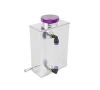 Depósito De Expansión Tanque De Refrigerante Radiador Aluminio Universal 600 Ml Con Indicador Nivel(Violeta)
