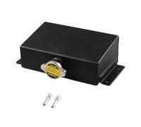Depósito De Expansión Tanque Llenado Expansión Refrigerante Aluminio Universal Depósito Desbordamiento, Captura Aceite, Lata Combustible, 1,6l(Negro)