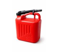 Depósito de Gasolina 10L Portátil con Boquilla Flexible Bidón de Combustible Hermético Antifugas Tanque de Gasolina Resistente para Coche Moto y Uso Exterior