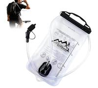 Depósito de Hidratación para Mochila,Recipiente de 1.5L/2L con Abertura Grande | de Agua Portátil para Depósito | para Ciclismo Bicicleta Camping Caza Mochilero Hombres Mujeres