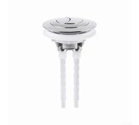 Depósito de inodoro con doble botón de descarga de plástico que ahorra agua con parche de conversión compatible con cubiertas de 38 mm, 48 mm, 58 mm, fácil de instalar, varios colores, uso doméstico y