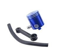 Depósito de líquido de frenos for motocicleta, tanque de aceite del cilindro del embrague, vaso medidor for BAJAJ, YAMAHA, DUCATI, Kawasaki, Suzuki, Honda CBR600(Blue)