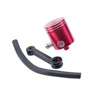 Depósito de líquido de frenos for motocicleta, tanque de aceite del cilindro del embrague, vaso medidor for BAJAJ, YAMAHA, DUCATI, Kawasaki, Suzuki, Honda CBR600(Red)