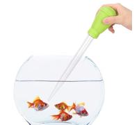 Depósito de peces Gotero de pipetas Mini Cambiador de agua manual Limpiador de grava para acuarios Cambiador para eliminar desechos Cambiador de pipas para acuario (Verde)