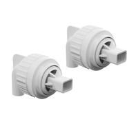 Depósito de pescado giratorio Flowing Outlet Set con forma de pato para un hábitat de peces pacífico herramienta profesional de acuicultura