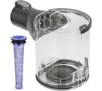 Depósito de polvo para Dyson V6, piezas de repuesto DC58 DC59 DC62 DC74 cubo de basura accesorios aspiradora contenedor de basura accesorio caja de polvo conjunto de piezas de repuesto