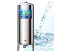 Depósito de presión de agua de pozo con válvula de liberación de aire y kit de montaje para sistemas de bomba de po