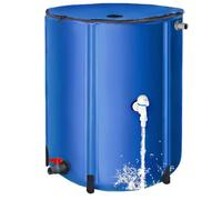 Depósito De Recogida De Agua De Lluvia De Gran Capacidad, Depósito Plegable De PVC Para Almacenamiento De Agua, Riego De Plantas Y Uso En Exteriores,500L