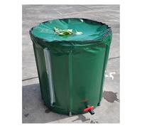 Depósito de recogida de agua de lluvia, Verde negro 50L-1000L de la tela tapa del filtro malla tanque recolección agua lluvia(Green,50L)