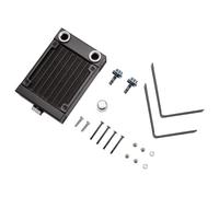 Depósito de refrigeración por agua del motor con juego de soporte, kit de modificación del sistema de refrigeración para motores CISON V8, compatible con modelos de coches 1/10 Nitro RC