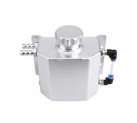 Depósito de refrigeración Tanque de desbordamiento de refrigerante de aluminio de 1L con tapón de drenaje, expansión del depósito del tanque de aceite del respiradero OCC037(C)