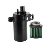 Depósito desbordamiento Depósito De Aceite Para Coche De 500 Ml, Aleación Aluminio, AN10, Puerto De 5/8 Pulgadas, Accesorios Para Coche, Depósito De Ventilación Con Deflector