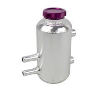 Depósito desbordamiento Depósito de refrigerante universal de aluminio para radiador de 690 ml. Depósito de desbordamiento de fluido. Tanque de refrigerante de aluminio.(Purple)