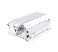 Depósito desbordamiento Tanque Ventilación Aceite, Combustible Y Gas, Depósito Recuperación Refrigerante Para Radiador, Depósito Desbordamiento, Motor Aleación 2 L, Universal(Silvery)