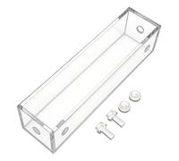 Depósito enfriado por agua para computadora de 175 / 350 / 525 ML con conectores de tubo Bloque de ventilador de enfriamiento G1 / 4 2 hilos para Refrigeración por agua Acrílico Computadora WaterT Ank