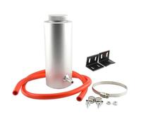 Depósito Expansión Depósito Universal Refrigerante Radiador 800 Ml Expansión Botella Recogida Rebose Diseño Elegante Para Coches Aluminio Radiador Expansión(Silver)