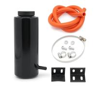 Depósito Expansión Depósito Universal Refrigerante Radiador 800 Ml Expansión Botella Recogida Rebose Diseño Elegante Para Coches Aluminio Radiador Expansión(Black)