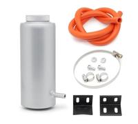 Depósito Expansión Depósito Universal Refrigerante Radiador 800 Ml Expansión Botella Recogida Rebose Diseño Elegante Para Coches Aluminio Radiador Expansión(Silver)