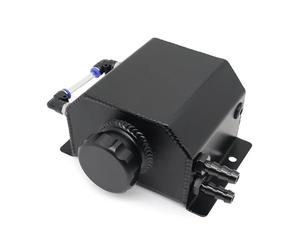 Depósito Expansión Refrigerante Tanque Desbordamiento Cuadrado 1000ml/2000ml 1L/2L Con Tapón Drenaje Radiador Refrigerante Motor Aleación Aluminio Universal