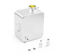 Depósito Expansión Refrigerante Tanque Expansión Agua Aleación Pulida 2 Litros Tapa Colector Agua TANQUE COLECTOR AGUA Kit Depósito Desbordamiento Refrigerante Radiador Motor