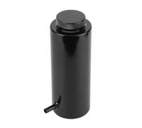 Depósito Expansión Refrigerante Tanque Expansión Refrigerante Aluminio Universal Para Coche 0.8 L 800 Ml 1 Unidad Radiador Motor(Negro)