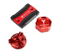 Depósito Frenos Trasero Tapa Motocicleta Accesorios para Motocicleta, Cubierta Depósito Líquido Frenos Maestro Delantero Trasero para MT10 MT 10 MT-10 2015-2020 2021 Llenado De Aceite