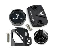 Depósito Frenos Trasero Tapa Motocicleta para MT03 2021 2022 2023 MT-03 2015-2020 2019 Accesorios Motocicleta Tapas Depósito Líquido Freno Trasero Delantero Protector Cubierta Aceite