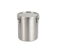 Depósito hermético de acero inoxidable seguro para la cocina para almacenar granos de café, hojas de té, harina, azúcar y productos secos similares (520 ml)