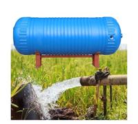 Depósito horizontal de presión de agua de polietileno con kit de montaje para uso agrícola y en el jardín doméstico, garantiza un suministro constante de agua