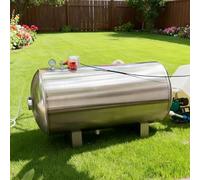 Depósito horizontal de presión de agua de pozo, gran capacidad para sistemas eficientes de suministro de agua